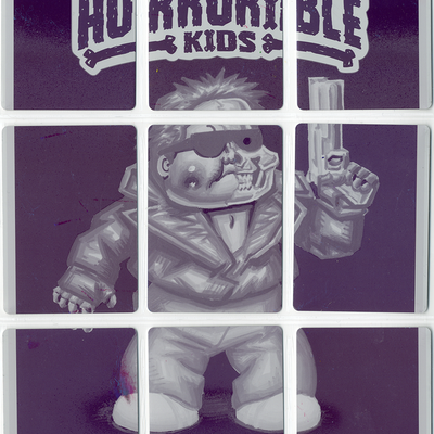 Armed arnie / ollie be back 9 plate puzzle sets