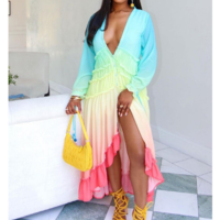 Fashion Casual Long Sleeve Dress - Thumbnail 2