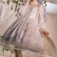 Starry Sky Night White Dream Fairy Dress - Thumbnail 1