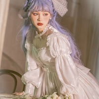 Starry Sky Night White Dream Fairy Dress - Thumbnail 6