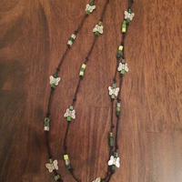 Dainty butterfly Necklace - Thumbnail 3