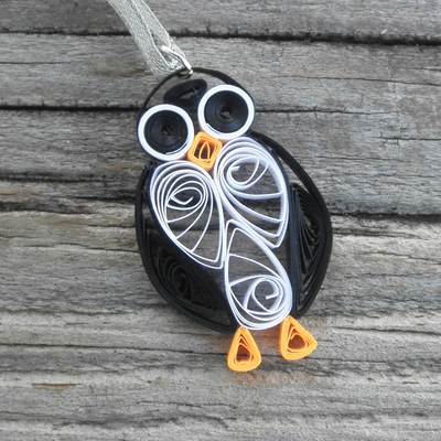 Petite penguin ornament