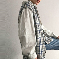 Free Shipping-VINTAGE PLAID LIGHT JACKET - Thumbnail 2