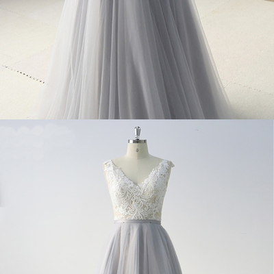 A-line real made lace prom dress,charming evening dress,prom dresses,1239