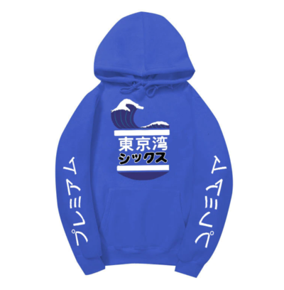TOKYO BAY HOODIE BLUE