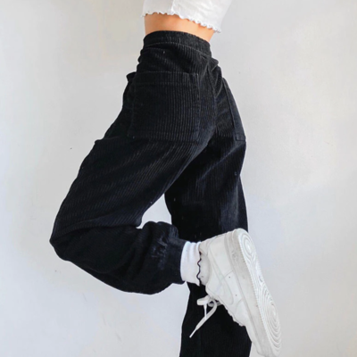 Free shipping-vintage corduroy joggers
