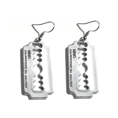 Free Shipping-RAZOR BLADE EARRINGS