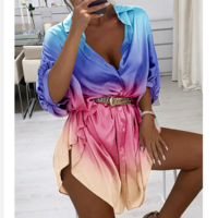 Casual Sexy Long Sleeve Dress - Thumbnail 2