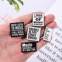 Free Shipping-MUSIC ADDICTED PINS - Thumbnail 2