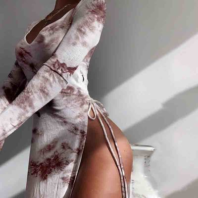 Fashion sexy long sleeve dress - Thumbnail 2