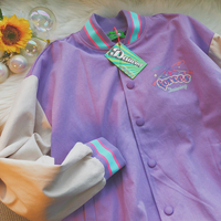 Original cute cartoon cats armed team baseball uniform jacket - Thumbnail 1