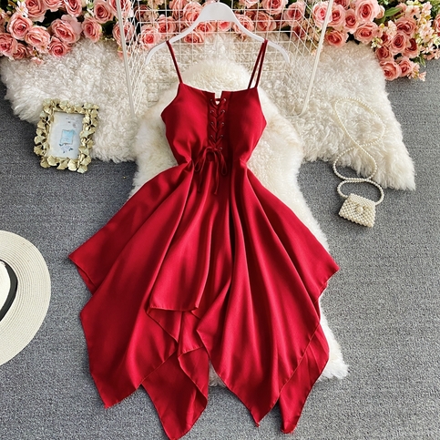 irregular short pure dress Zpanxa Womens Dress Fashion Sexy V-neck Hip Irregular Short-sleeved Sequin  Skirts for Women Purple Dress