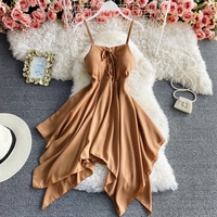Cute irregular short dress fashion dress - Thumbnail 8
