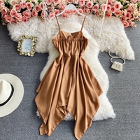 Cute irregular short dress fashion dress - Thumbnail 9