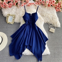 Cute irregular short dress fashion dress - Thumbnail 4