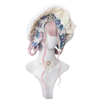 Creative cute gradient dream olita fluffy instant noodles long curly hair wig - Thumbnail 5