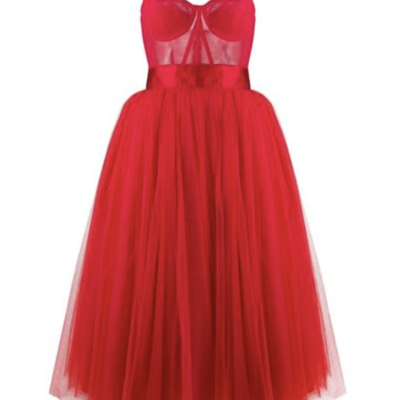 Corset prom dresses ankle length - Thumbnail 2