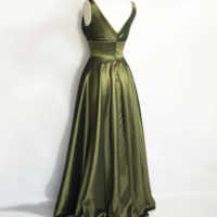 Olive Green Bridesmaid Dresses under 100 - Thumbnail 1