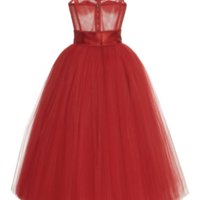 Corset Prom Dresses Ankle Length - Thumbnail 1