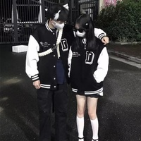 Cute Kitty Cat Cartoon Black Oversize Zipper Jacket Hoodie Sweatshirt Pullover Vintage Aesthetic Casual E-Girl Kawaii Korean Japanese Harajuku - Thumbnail 6