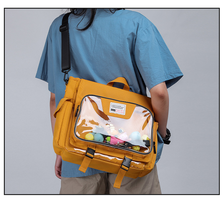 The Concase Pin Displaying Convertible Backpack Crossbody ITA Bag