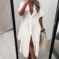 Sexy Women'S White Dress - Thumbnail 1