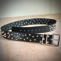 1.75" or 2" wide Chaotic Short British Studded Belt - Thumbnail 9