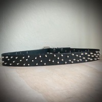 1.75" or 2" wide Chaotic Short British Studded Belt - Thumbnail 7