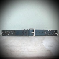 1.75" or 2" wide Chaotic Short British Studded Belt - Thumbnail 6