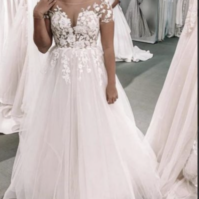 Plus size wedding dresses bridal gown with lace - Thumbnail 3