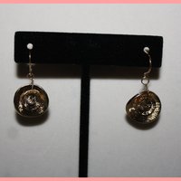 Gold Swirls Necklace & Earrings - Thumbnail 1