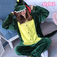 Dinosaur Crocodile Cat One-Piece Pajamas - Thumbnail 3