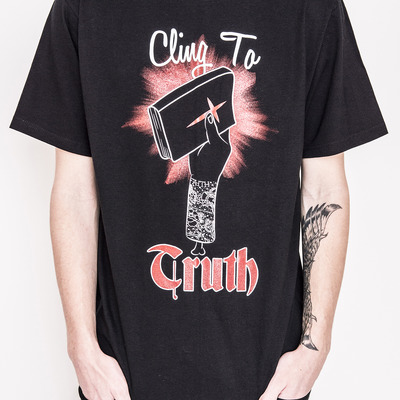 "cling to truth" tee
