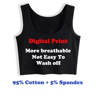 Cute Black Pastel Depression Crop Top Tank Sleeveless Shirt Goth Punk Aesthetic Casual E-Girl Kawaii Korean Japanese Harajuku - Thumbnail 6