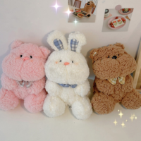 New year bear new year gift birthday gift couple doll plush toy pillow sleeping cute rabbit doll - Thumbnail 7