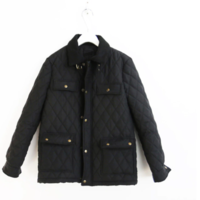 Black Warm Gothic Hooded Winter Coat - Thumbnail 5