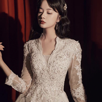 White tulle lace short prom dress homecoming dress - Thumbnail 2