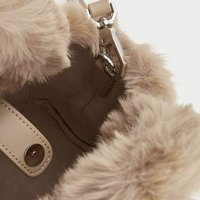 BE COOL Furry Crossbody Bag Tote Bag - Thumbnail 4
