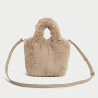 BE COOL Furry Crossbody Bag Tote Bag - Thumbnail 5