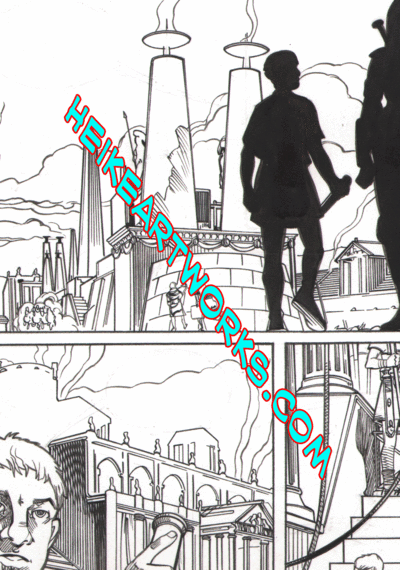 Xena: Warrior Princess #7 page 7 original  comic art