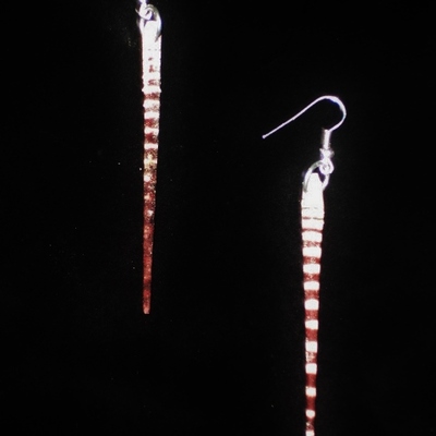 Sea urchin spine earrings