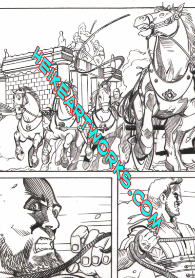 Xena : Warrior Princess #7 page 12 original comic book art