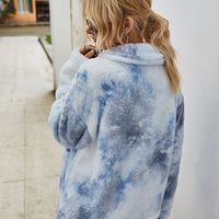 Long-Sleeved Zipper Cardigan Sweater Coat - Thumbnail 2