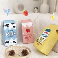 Sweet Strawberry Orange Milk Box Shoulder Bag - Thumbnail 4