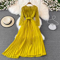 Cute chiffon lace short dress A line fashion dress - Thumbnail 3