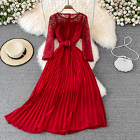 Cute chiffon lace short dress A line fashion dress - Thumbnail 5