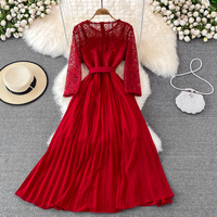 Cute chiffon lace short dress A line fashion dress - Thumbnail 8