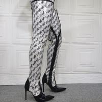 Fashion high-heel transparent over-the-knee women's thigh boots - Thumbnail 3