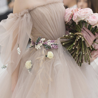 Cute tulle lace short prom dress homecoming dress - Thumbnail 3