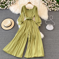 Fashionable long-sleeved jumpsuit - Thumbnail 8